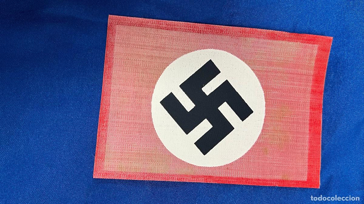 Militaria: parche de tela nazi nacional socialista de un corresponsal de cedade - esvastica
