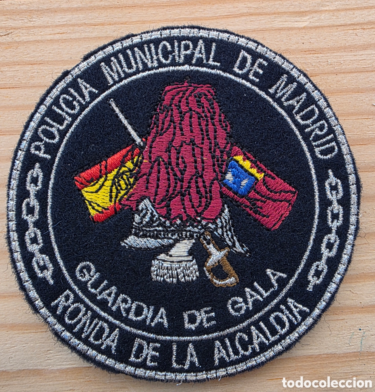 Militaria: Parche de la Guardia de Gala de la Polic&iacute;a Municipal de Madrid
