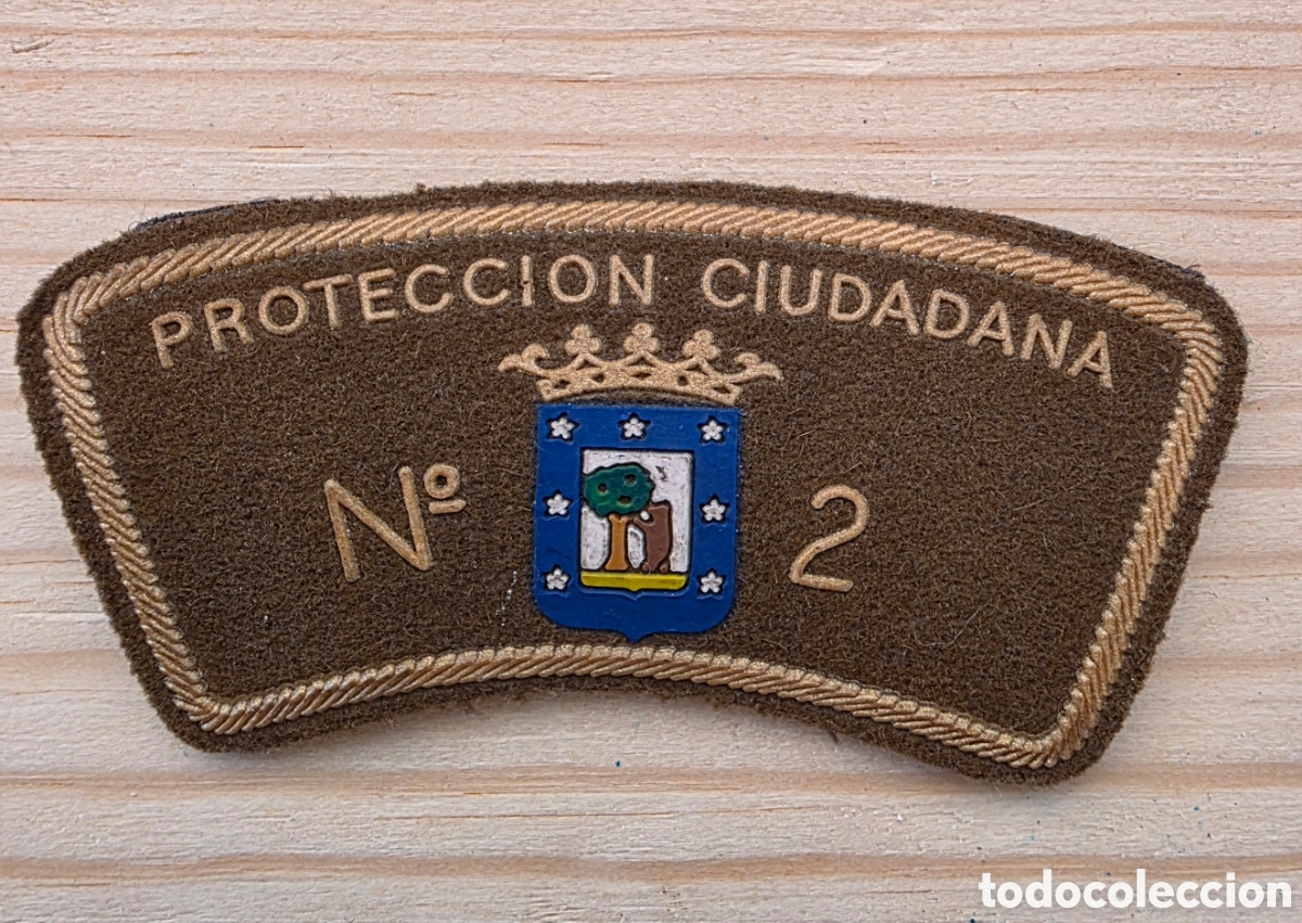 Militaria: Parche Unidad de Protecci&oacute;n Ciudadana Polic&iacute;a Municipal Madrid