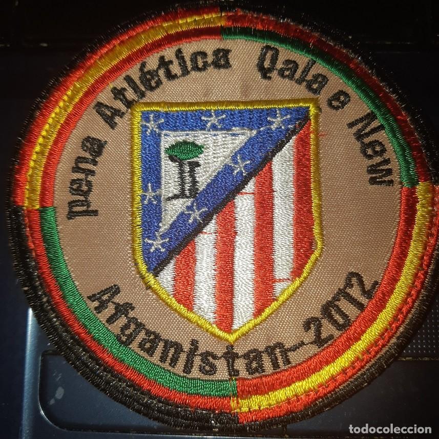 Militaria: PARCHE EJERCITO ESPA&Ntilde;OL QALA E NAW PE&Ntilde;A ATLETICA MADRID 1