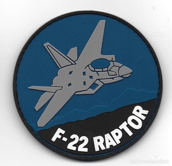 Militaria: parche AVIACION USA F-22 RAPTOR