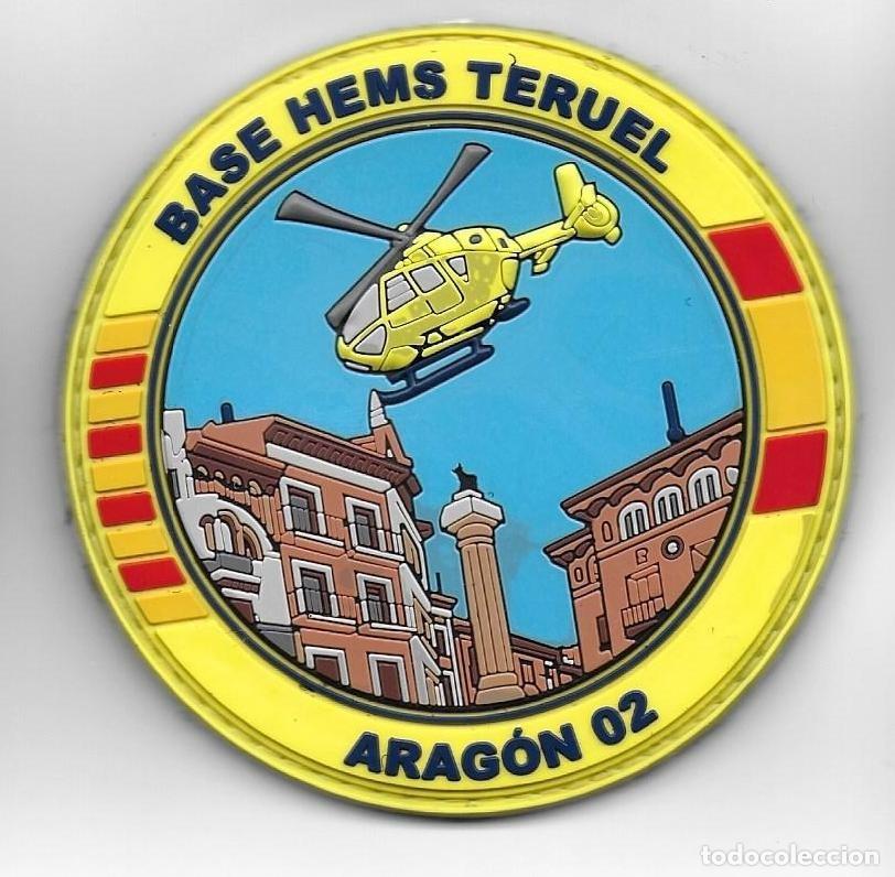 Militaria: parche HEMS TERUEL HELICOPTERO DE EMRGENCIAS