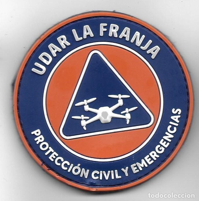 Militaria: parche PROTECCION CIVIL LA FRANJA DRONES