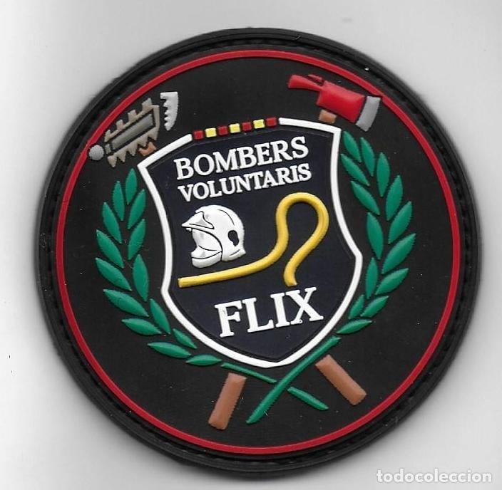 Militaria: parche BOMBEROS VOLUNTARIOS FLIX