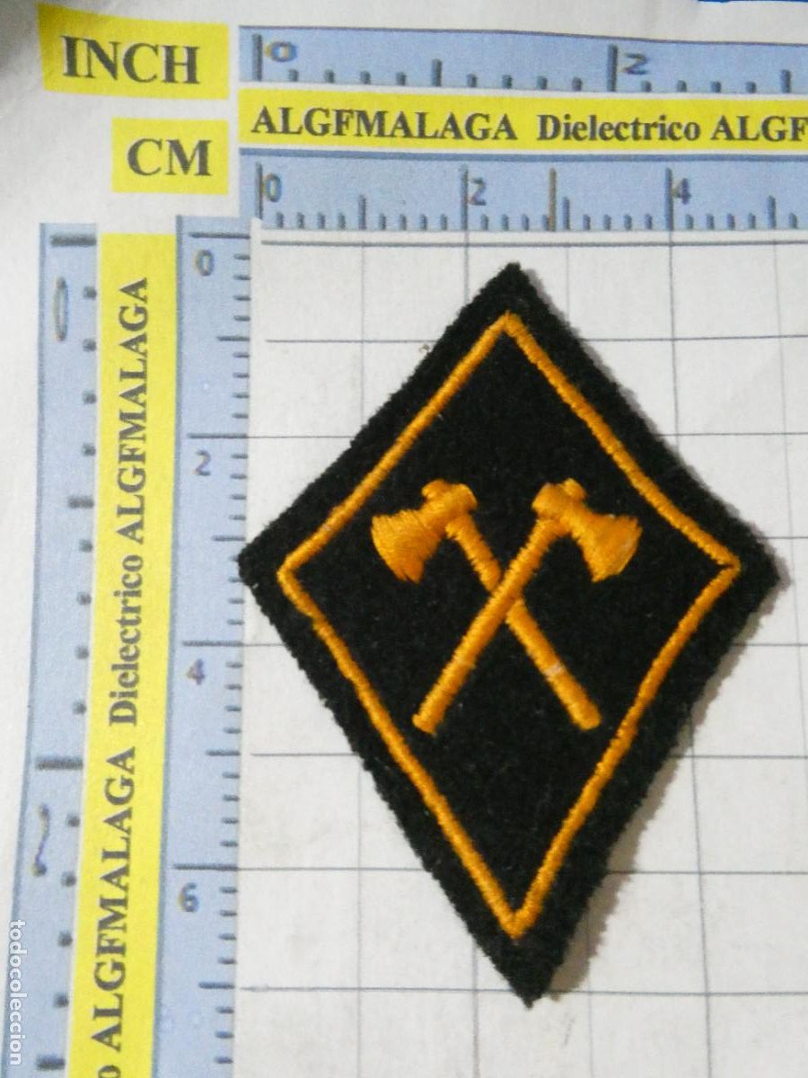 Militaria: PARCHE DE TELA MILITAR. INGENIEROS ZAPADORES EJ&Eacute;RCITO SUIZA