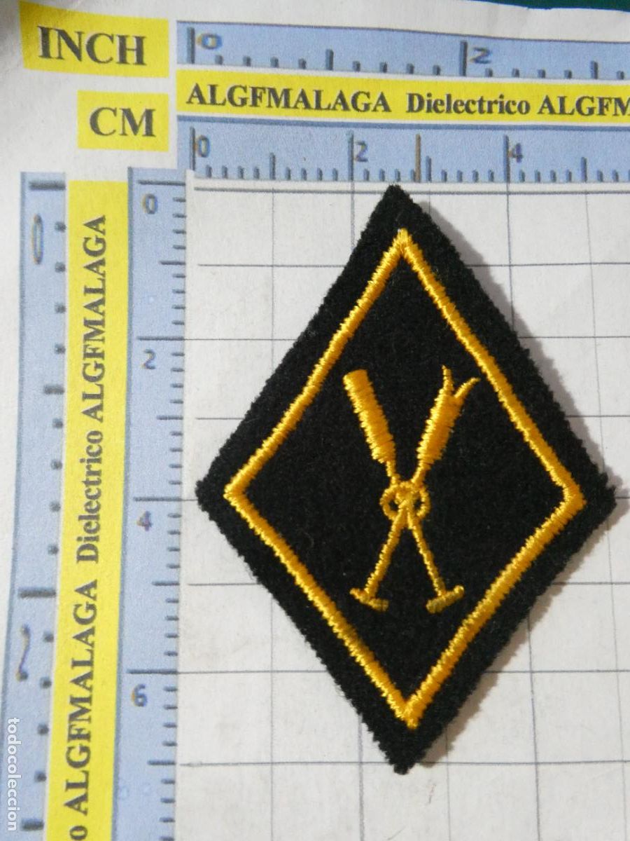 Militaria: PARCHE DE TELA MILITAR. ROMBO. PONTONEROS EJ&Eacute;RCITO SUIZA