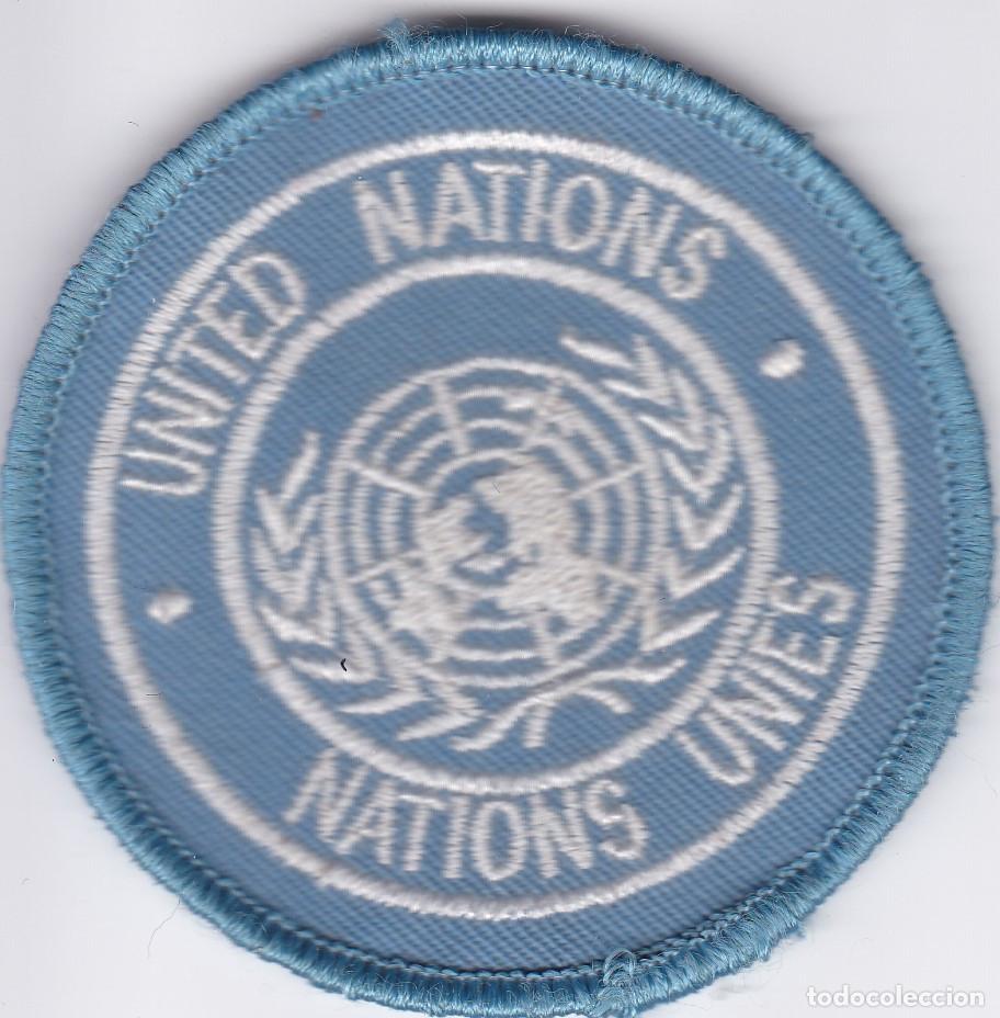 Militaria: PARCHE DE LAS TROPAS DE LA ONU