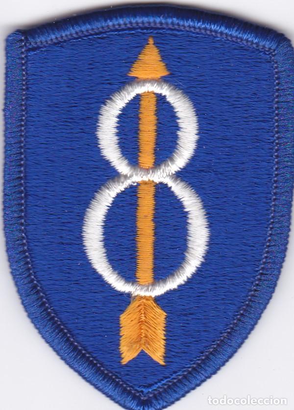 Militaria: PARCHE DE LA 8&ordf; DIVISI&Oacute;N INFANTER&Iacute;A DE ESTADOS UNIDOS