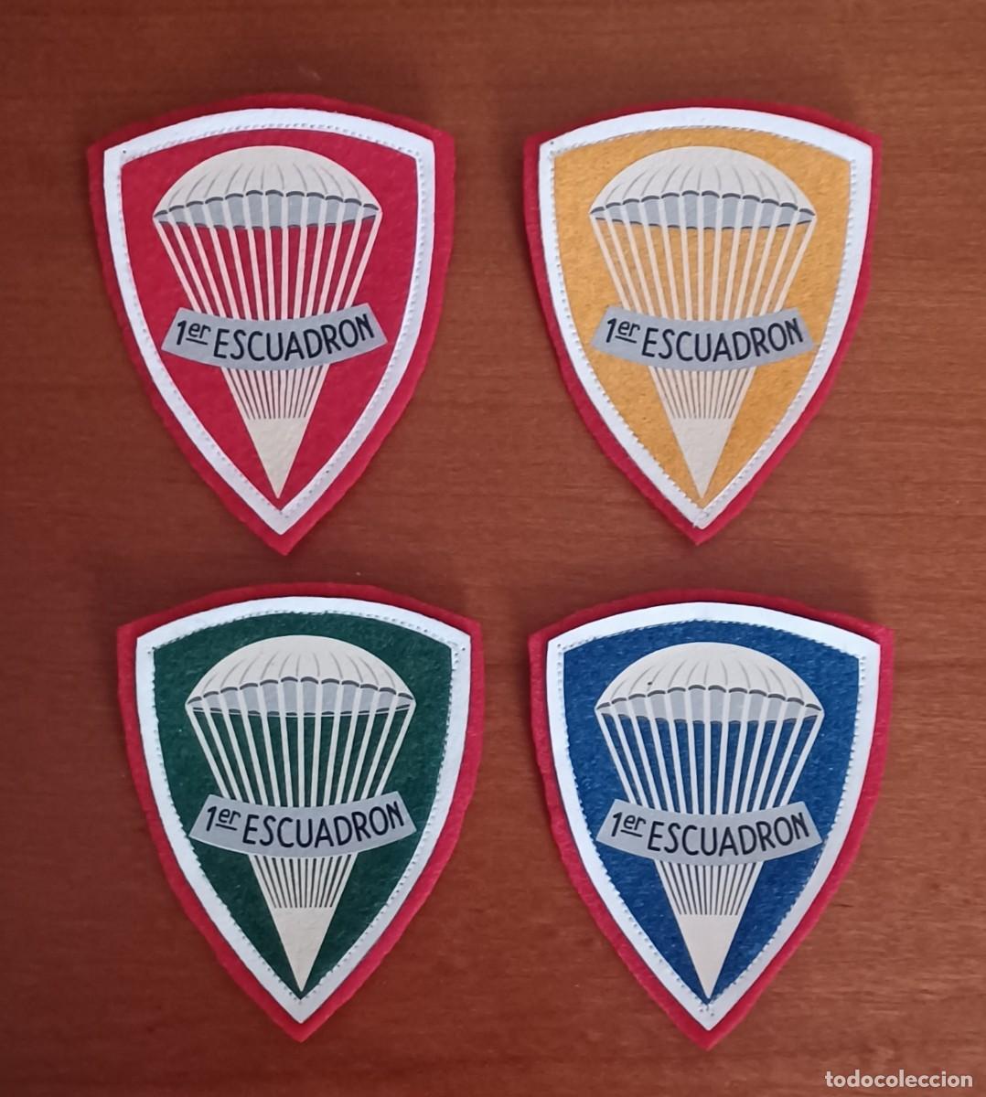 Militaria: PARCHES DEL 1ER ESCUADR&Oacute;N PARACAIDISTA DEL EJ&Eacute;RCITO DEL AIRE