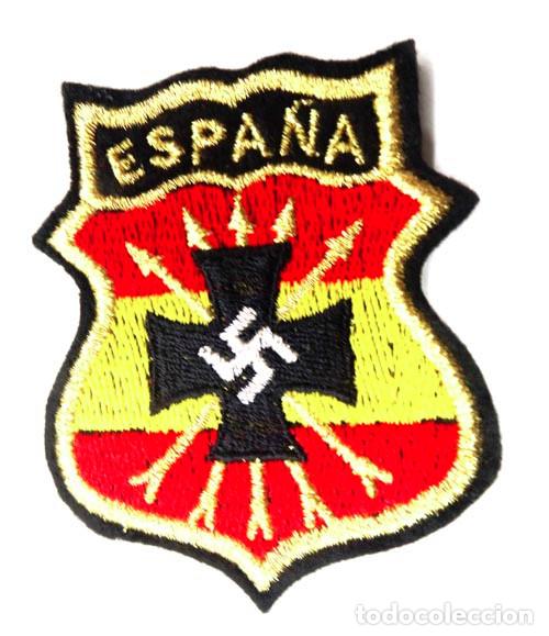 Militaria: PARCHE DE BRAZO DE LA DIVISI&Oacute;N AZUL. &rdquo;ESPA&Ntilde;A&rdquo;