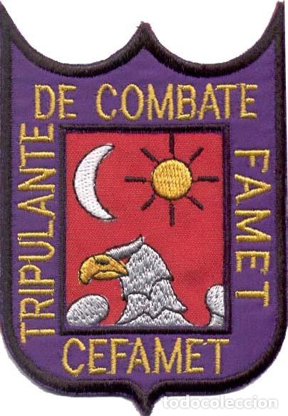 Militaria: Parche de brazo helic&oacute;pteros Tripulaci&oacute;n de Combate CEFAMET Bordado