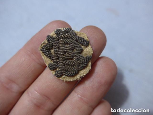 Militaria: Antiguo parche emblema bordado espa&ntilde;ol a identificar, principios siglo XX