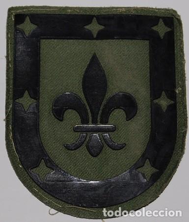 Militaria: PARCHE DE MAGA PARA UNIFORME DE CAMPA&Ntilde;A MIMETIZADO MADOC MANDO DE ADIESTRAMIENTO Y DOCTRINA DEL E.T.