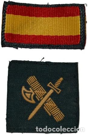 Militaria: PARCHES GUARDIA CIVIL UNIFORME CAMPA&Ntilde;A MODELO AMARILLO