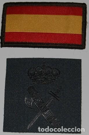 Militaria: PARCHES GUARDIA CIVIL UNIFORME CAMPA&Ntilde;A MODELO NEGRO