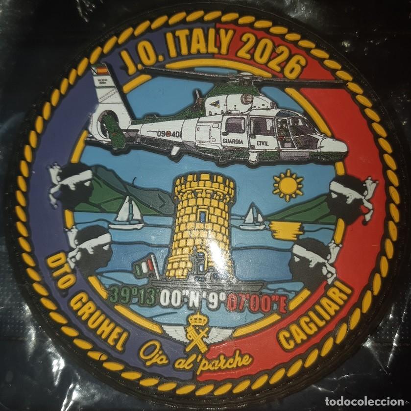 Militaria: PARCHE GUARDIA CIVIL SAER JJOO 2026 ITALIA NUEVO