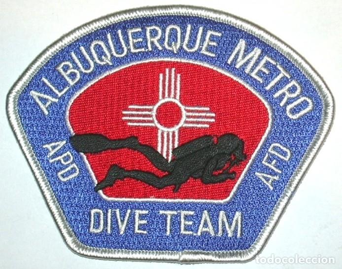 Militaria: parche POLICIA USA ALBUQUERQUE METRO BUCEADORES