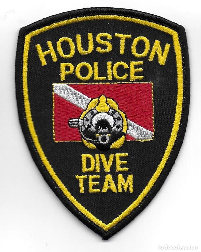 Militaria: parche POLICIA USA HOUSTON BUCEADORES