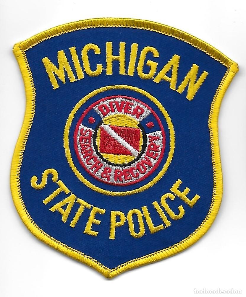 Militaria: parche POLICIA USA MICHIGAN BUCEADORES