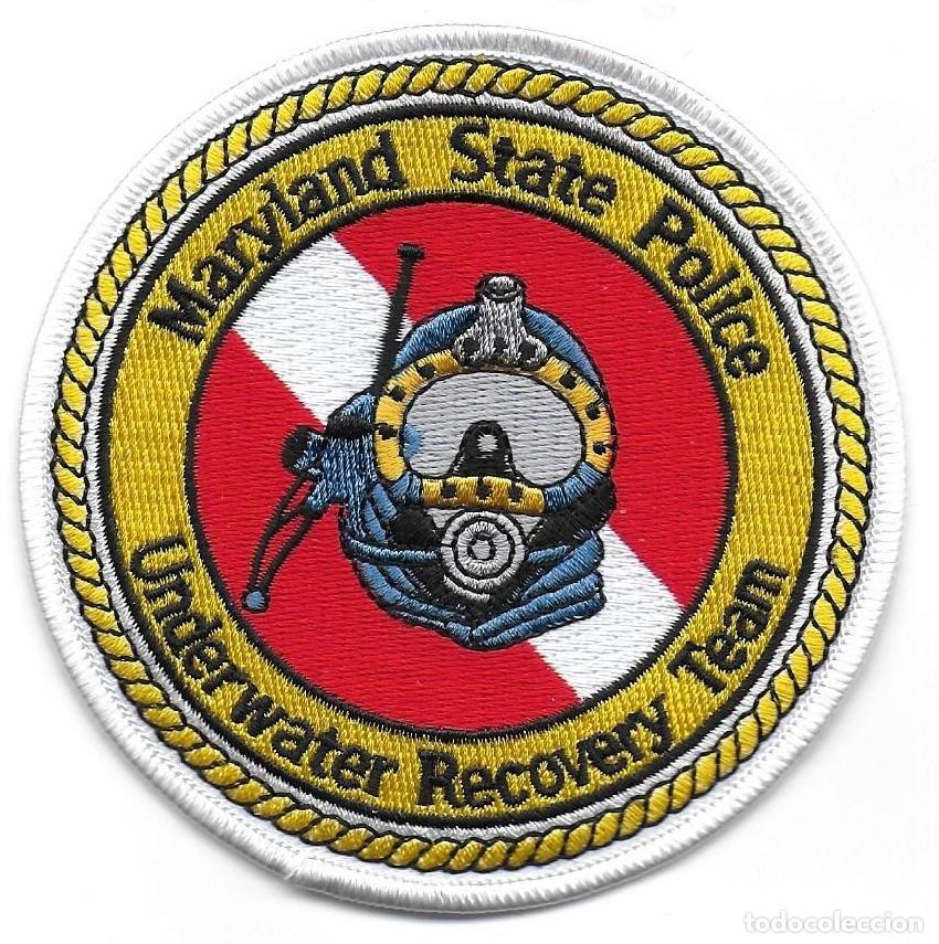 Militaria: parche POLICIA USA MARYLAND BUCEADORES
