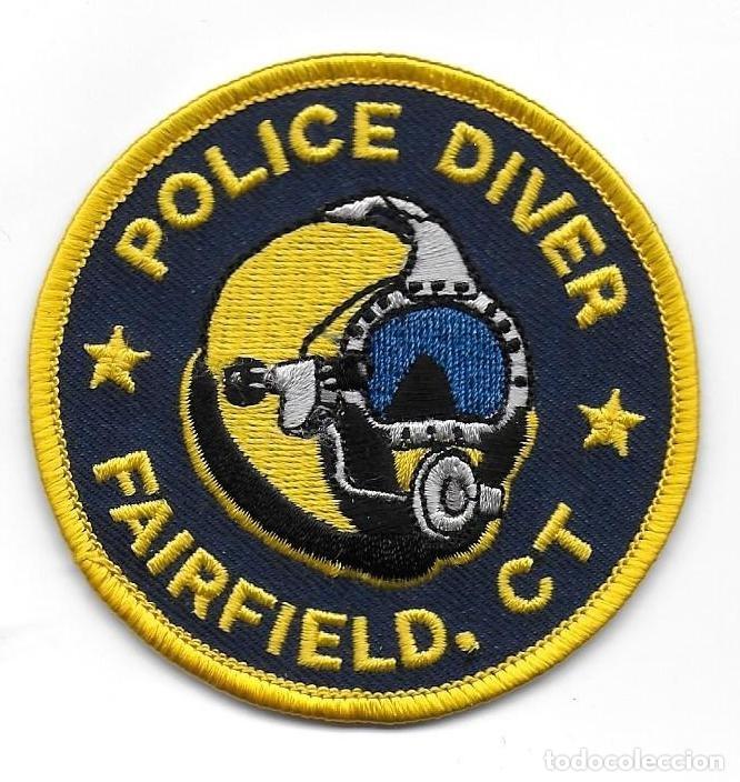 Militaria: parche POLICIA USA FAIRFIELD BUCEADORES