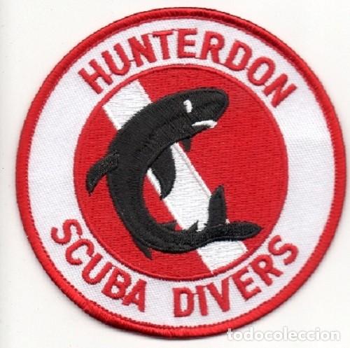 Militaria: parche USA HUNTERDON BUCEADORES