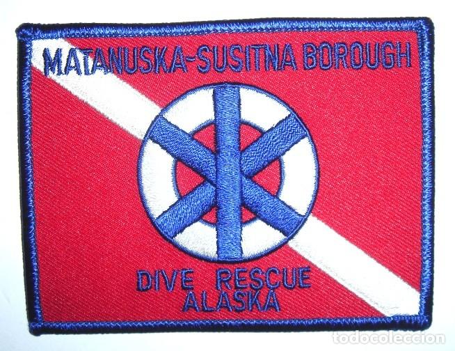 Militaria: parche USA ALASKA RESCATE BUCEADORES