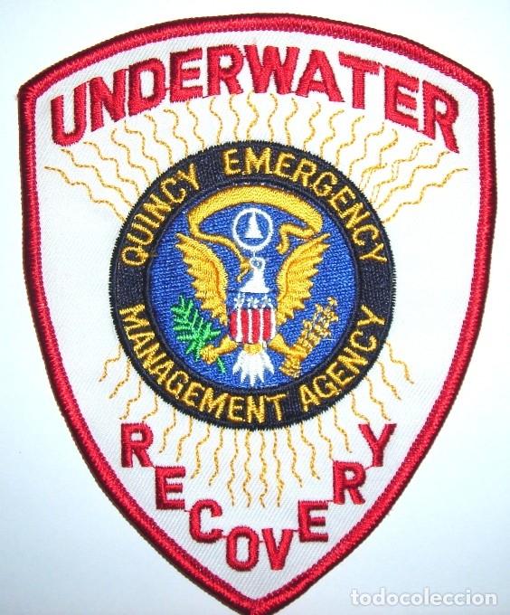 Militaria: parche AGENCIA EMERGENCIAS USA RESCATE BUCEADORES