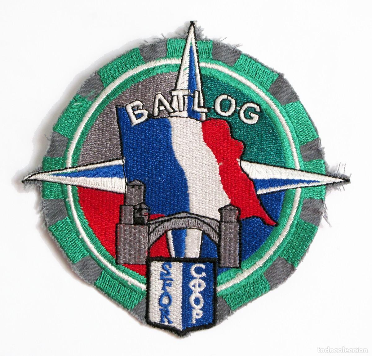 Militaria: PARCHE SFOR - CONTINGENTE FRANCES GUERRA BALCANES - BATLOG
