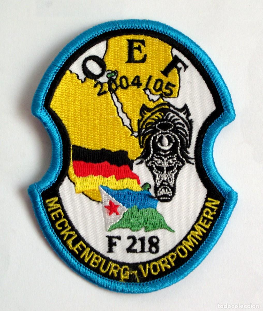 Militaria: PARCHE OEF 2005/05 ARMADA ALEMANA - F 218 - LUCHA CONTRA LA PIRATERIA - SOMALIA