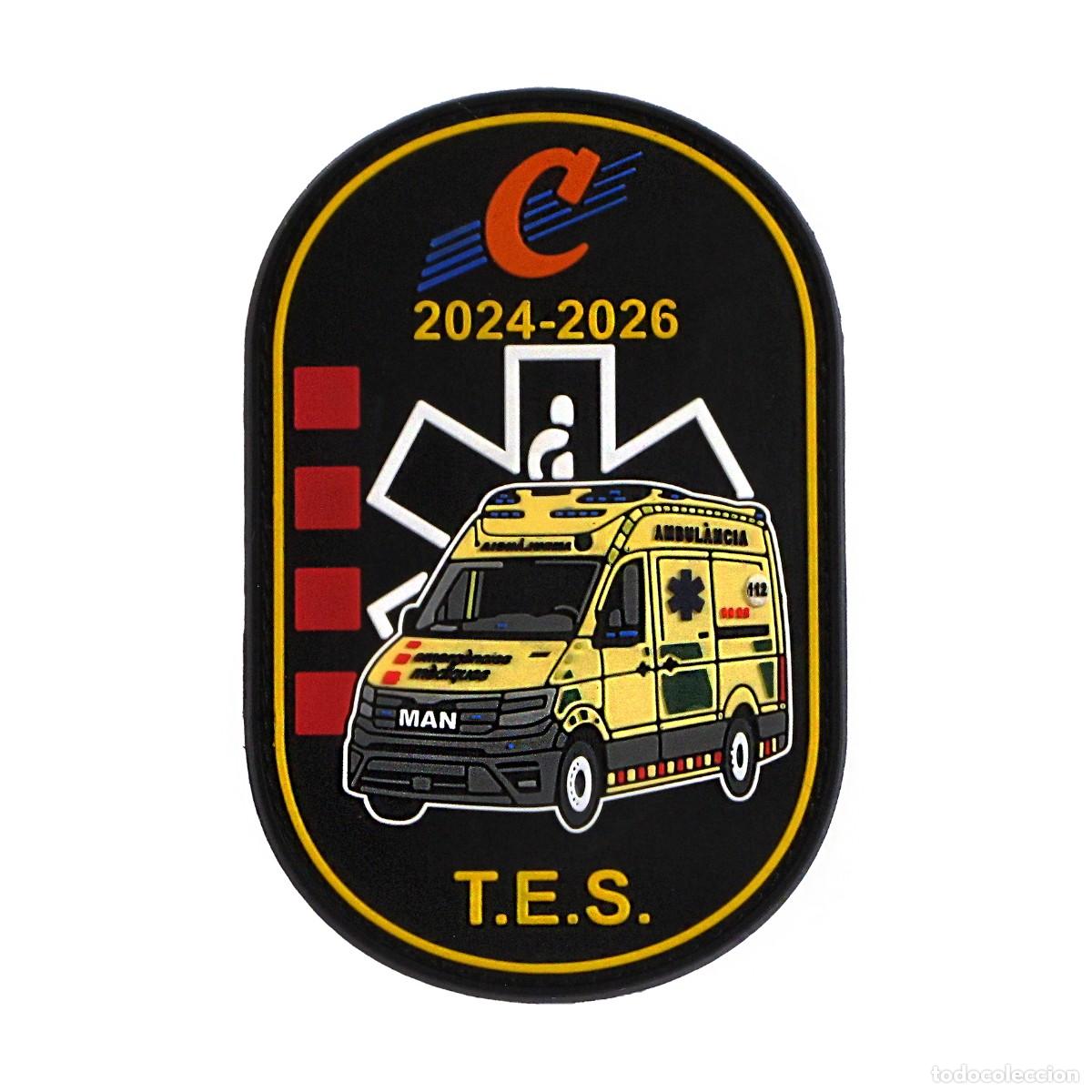 Militaria: PARCHE SANITARIO SEM - EMERGENCIES MEDIQUES - T.E.S. - CURSO 2024-2026