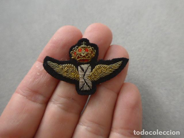 Militaria: Antiguo parche bordado de oficial de Correos alfonsino, original, epoca de Alfonso XIII