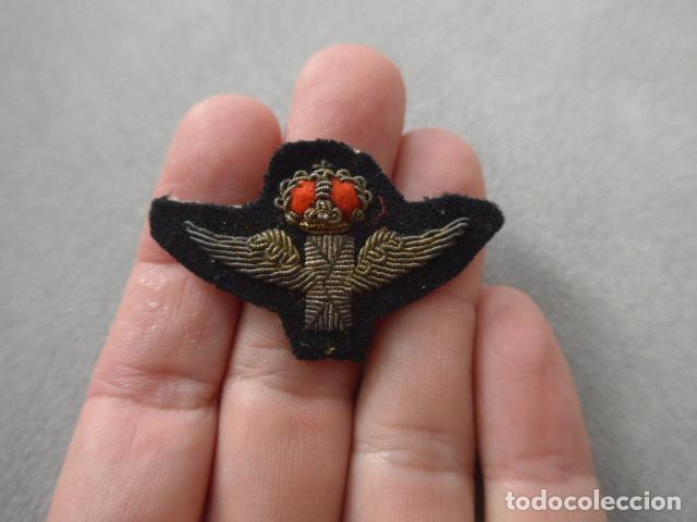 Militaria: Antiguo parche bordado de oficial de Correos alfonsino, original, epoca de Alfonso XIII