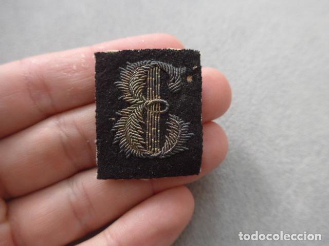 Militaria: Antiguo parche bordado alfonsino a identificar, original de epoca Alfonso XIII