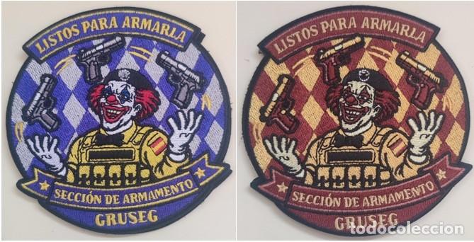 Militaria: PARCHES DEL EJ&Eacute;RCITO DEL AIRE. GRUPO DE SEGURIDAD (GRUSEG) ARMAMENTO