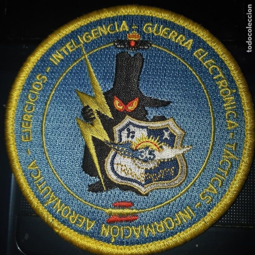 Militaria: PARCHE EJERCITO AIRE ALA 35 GUERRA ELECTRONICA NUEVO