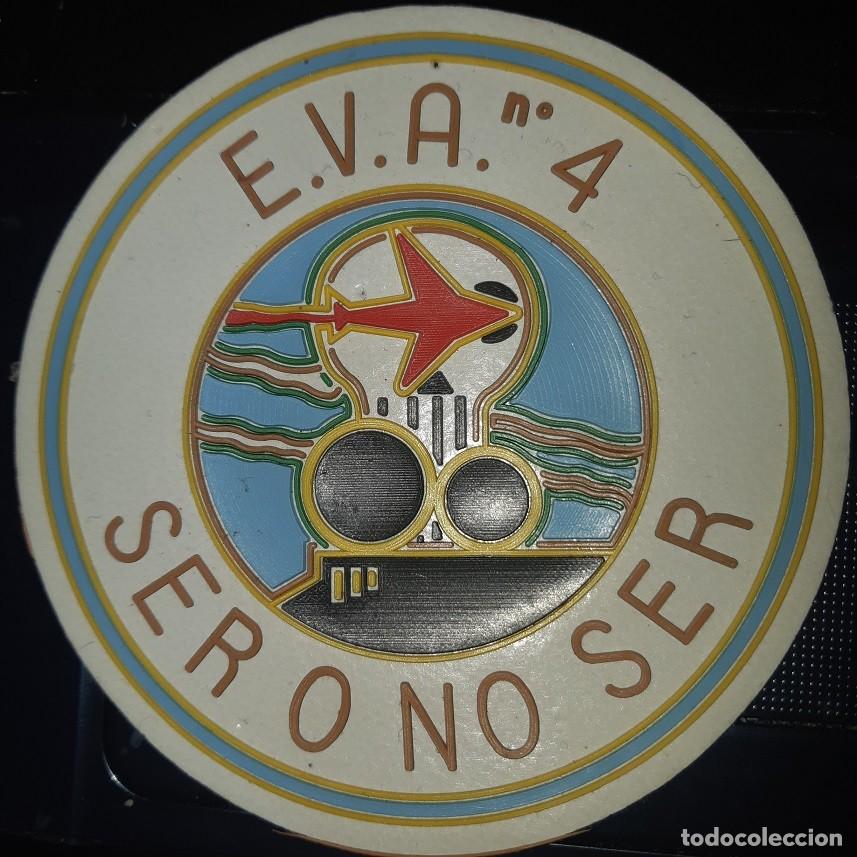 Militaria: PARCHE ANTIGUO EJERCITO AIRE ESCUADRON VIGILANCIA AEREA N&ordm;4 NUEVO