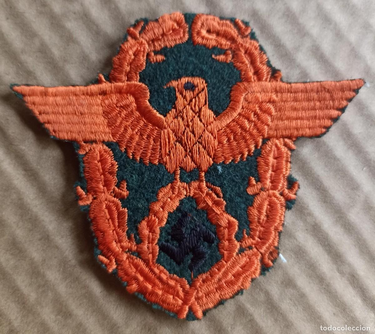 Militaria: &Aacute;guila insignia para brazo feldgendarmerie (III Reich Hitler- Nazi- Alemania) WWII