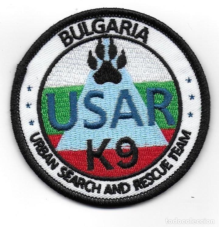 Militaria: parche BULGARIA UNIDAD CANINA DE RESCATE K9