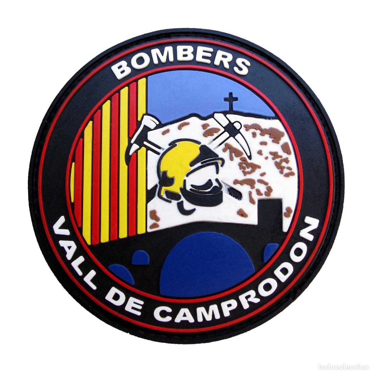 Militaria: PARCHE BOMBERS VALL DE CAMPRODON (Girona) - BOMBEROS