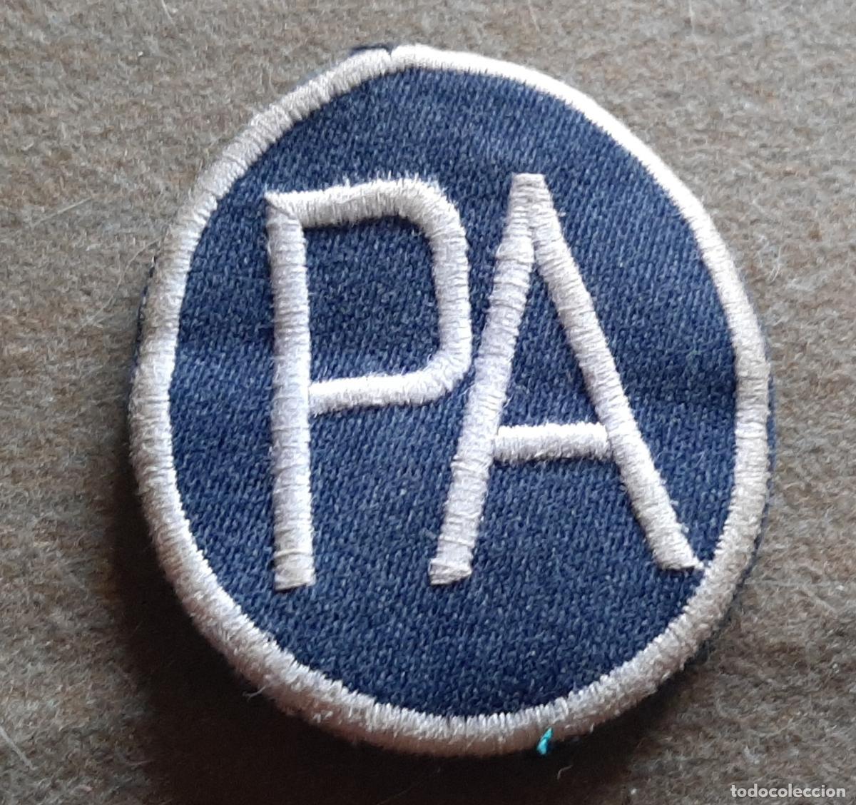 Militaria: PARCHE DE PECHO POLICIA AEREA 7X6 CM.