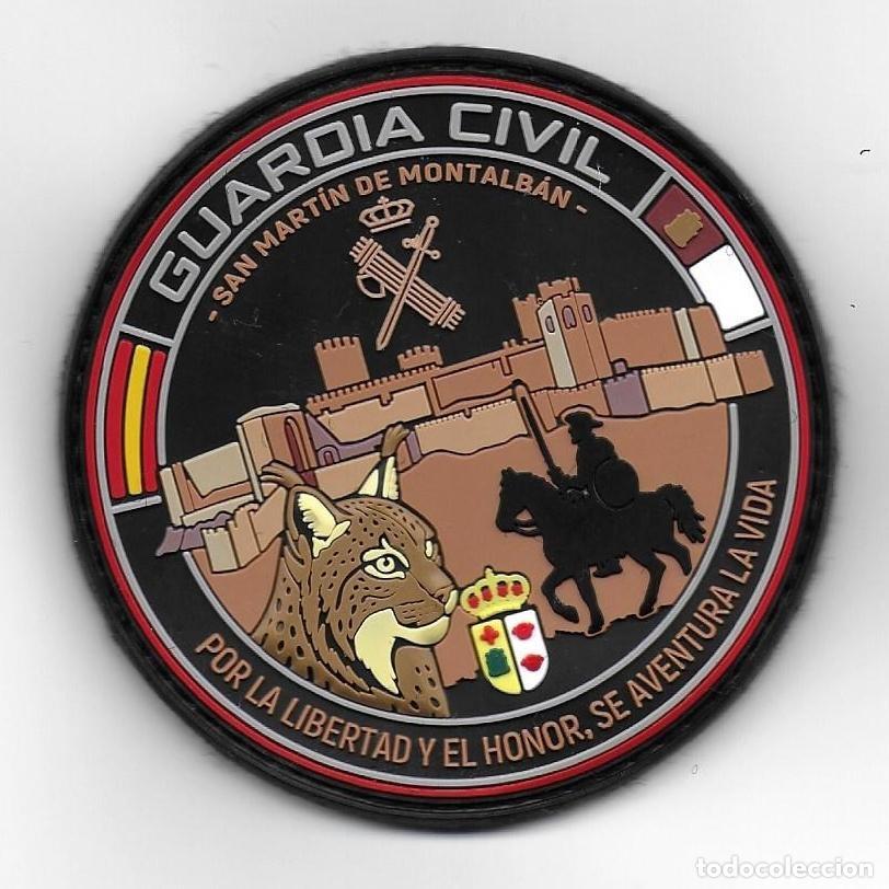 Militaria: parche POLICIA GUARDIA CIVIL PUESTO SAN MARTIN DE MONTALBAN