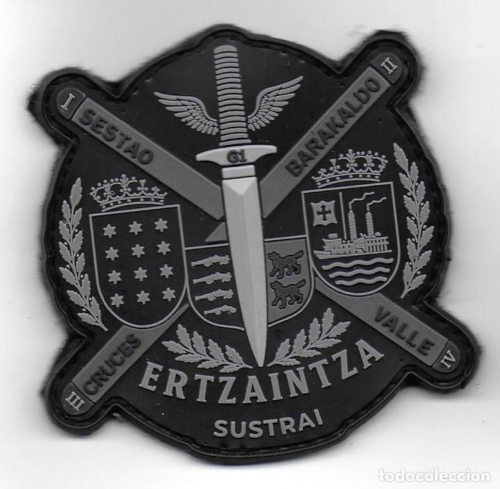 Militaria: parche POLICIA ERTZAINTZA COMISARIA SUSTRAI