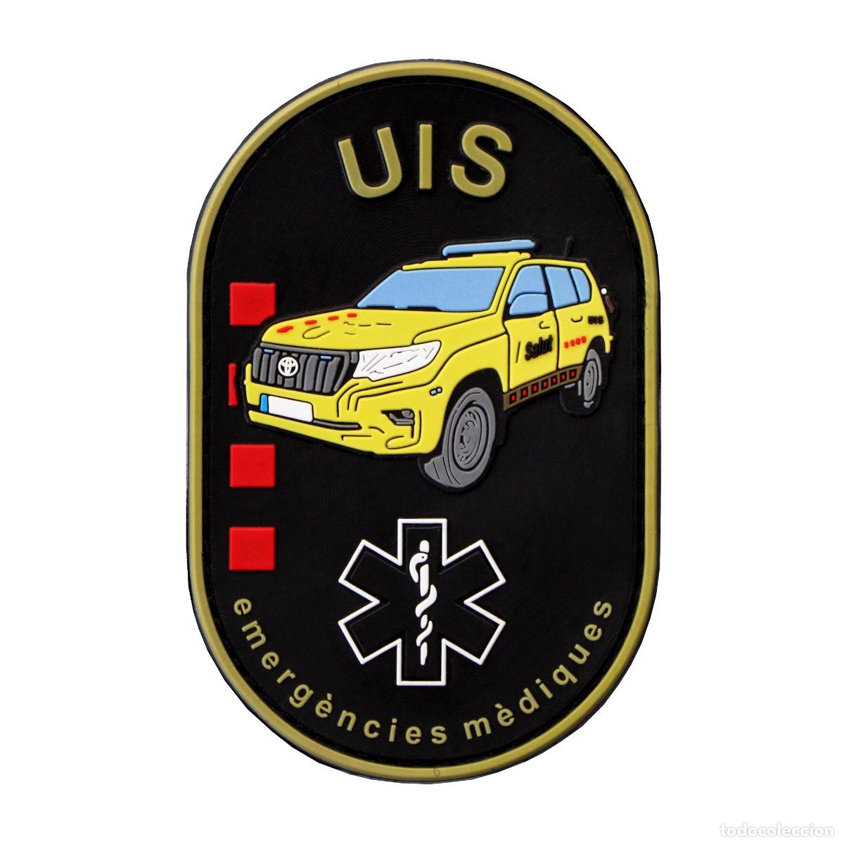 Militaria: parche sanitario Catalunya, ambulancias, emergencias medicas