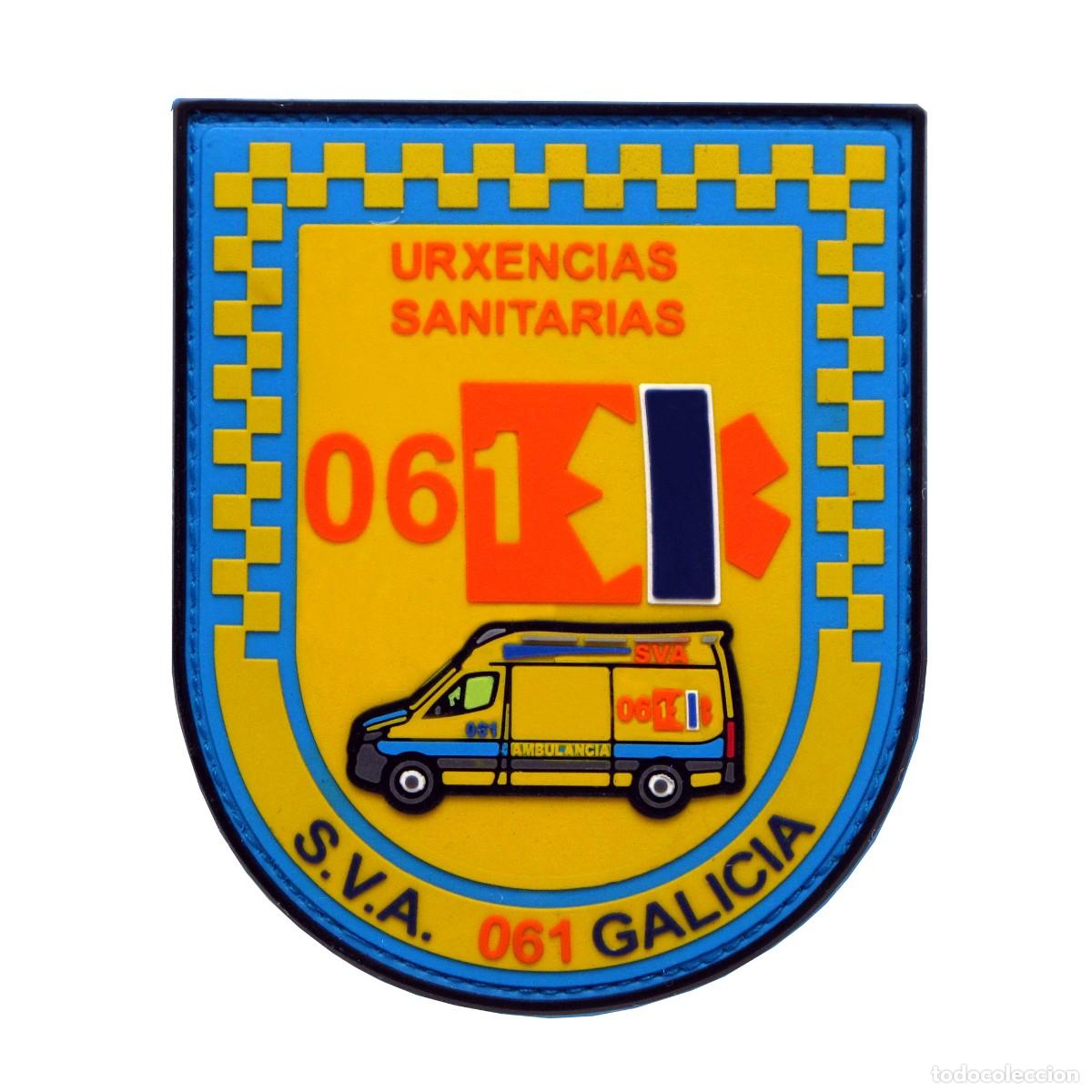 Militaria: PARCHE URXENCIAS SANITARIAS 061 - SVA - GALICIA