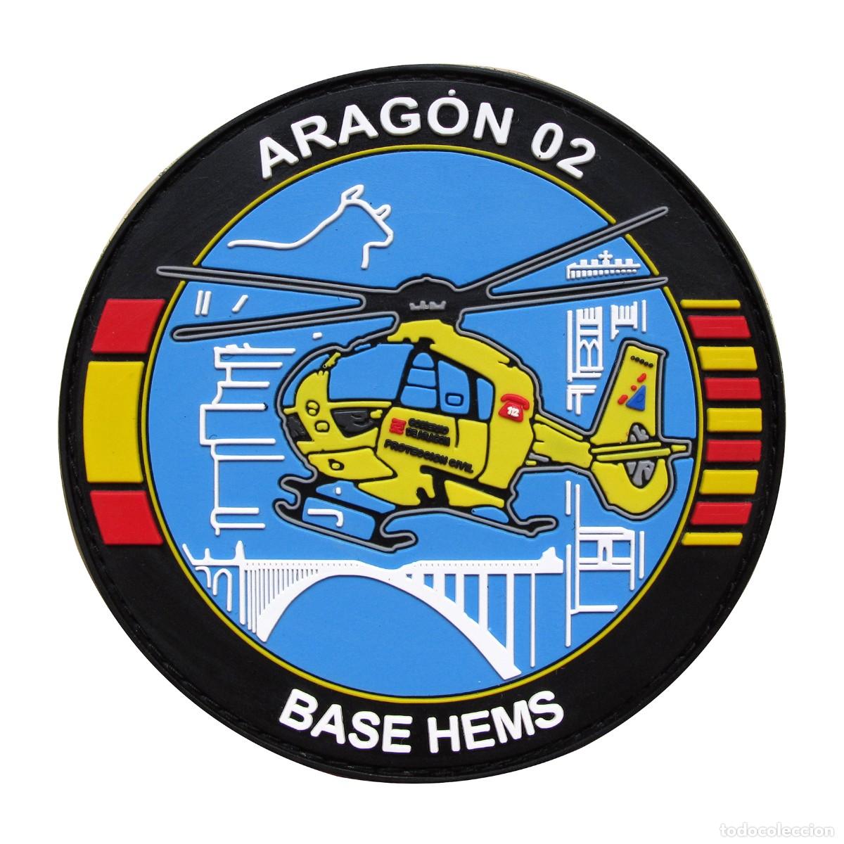 Militaria: PARCHE HEMS ARAGON 02 - BASE HEMS