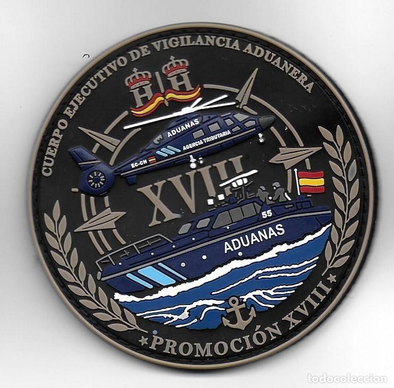 Militaria: parche ADUANAS PROMOCION XVIII POLICIA