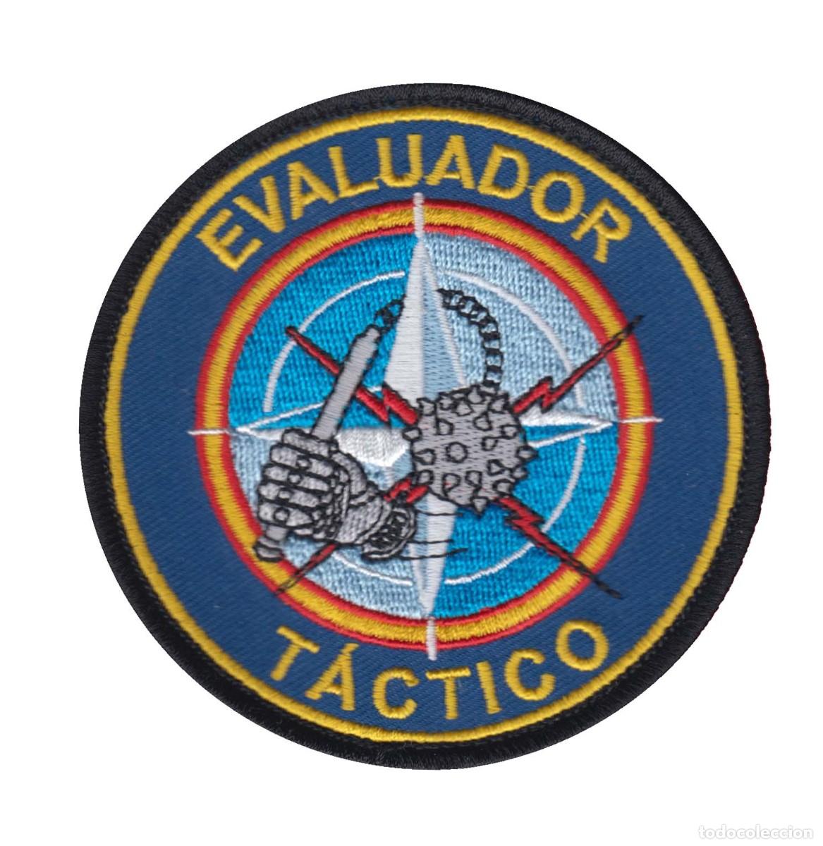 Militaria: PARCHE DEL EJ&Eacute;RCITO DEL AIRE. MANDO A&Eacute;REO DE COMBATE (MACOM) EVALUADOR T&Aacute;CTICO