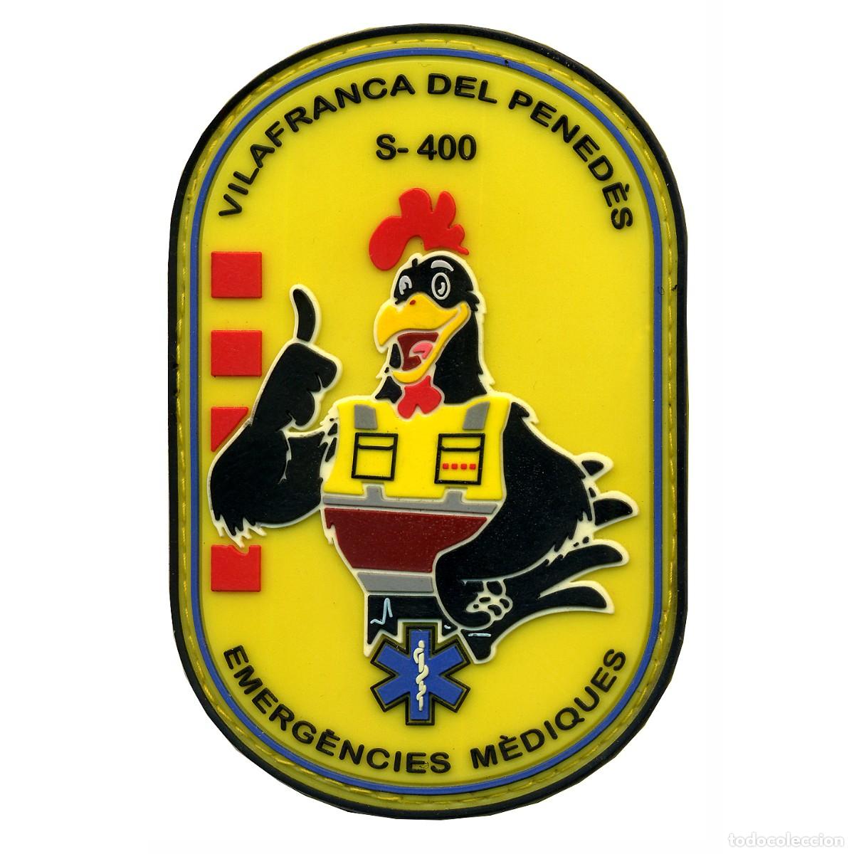 Militaria: PARCHE EMERGENCIES MEDIQUES S-400 VILAFRANCA DEL PENEDES - AMBULANCIAS