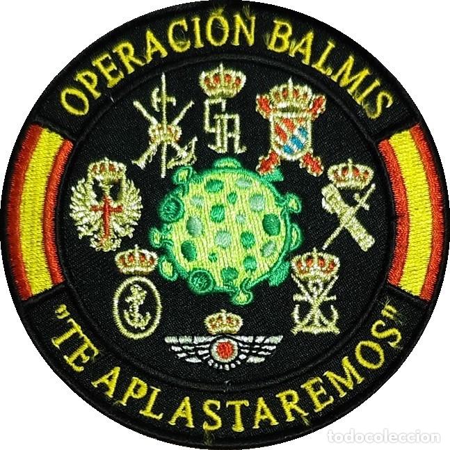 Militaria: Lote de parches de la operaci&oacute;n Balmis